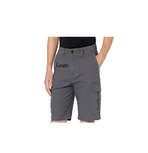 Men's Classic 21 Inch Outseam <b>Stretch</b> <b>Cargo</b> 98% Cotton 2% Elastane Custom <b>Cargo</b> Pants Summer Running Board Shorts Gym Mens - Product Image 1