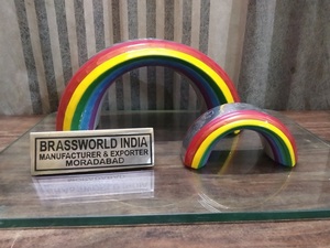 โกศบรรจุอัฐิสัตว์เลี้ยงแบบอเมริกัน ยี่ห้อเรนโบว์ บราสเวิลด์ อินเดีย ทำจากโลหะ - Product Image 4