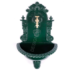 Artisanat Métal Mur Fontaine Avec Bassin Pas Cher Prix Décoratif Jardin Mur Décor Fontaines Événement Fournitures Fabriqué En Inde - Product Image 4