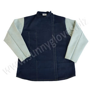 New Arrival Flame Resistant Clothing Welder Safety Leather Welding Jackets 2021 - Product Image 1