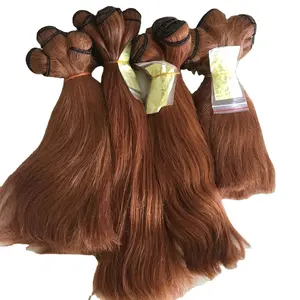 100% Высококачественные человеческие волосы для наращивания, оптовая продажа, плетеные волосы, яркие, много цветов из Вьетнама, необработанные волосы