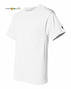 T-shirt pour homme à col rond en coton biologique 100% respirant, design vierge, pré-rétréci, poids lourd, manches courtes, style décontracté - Product Image 5