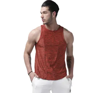 T-Shirt personnalisé rouge, sans manches, confortable, respirant, débardeur pour hommes, nouvelle collection