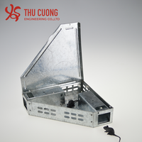 Couvercle solide en acier galvanisé Triangle écologique toutes saisons sans cruauté Rat Catch Box piège à souris pour la lutte antiparasitaire