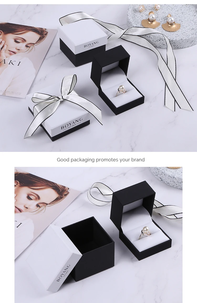 Wholesale Custom Logo Luxury Jewelry Storage Packaging Unique Necklace Jewelry Packaging Box