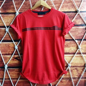 Camiseta sólida con estampado de logotipo personalizado para hombre, tela de punto, ropa de diseño personalizado por fabricante - Product Image 6