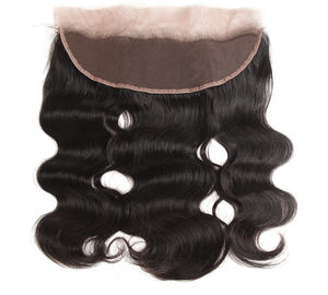 HAMDAAN IMPEX 9A Remy pièce de dentelle frontale bonne qualité extensions de cheveux humains vierges indiens sensation douce vagues naturelles boucles style - Product Image 4