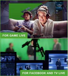 Fondo cromakey plegable portátil de 110x200cm <span class=keywords><strong>tela</strong></span> croma <span class=keywords><strong>verde</strong></span> resistente a las arrugas con soporte para fotografía y vídeo Tikt - Product Image 5