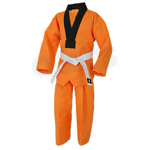 OEM personalizado de alto impacto Taekwondo Gis elegante y a un precio razonable de artes marciales de desgaste de baja tasa de diseño personalizado - Product Image 1