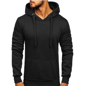 Sweat à capuche surdimensionné pour hommes 100% coton teint uni brodé US EU sweat personnalisé en avocat noir vert pour l'hiver - Product Image 6