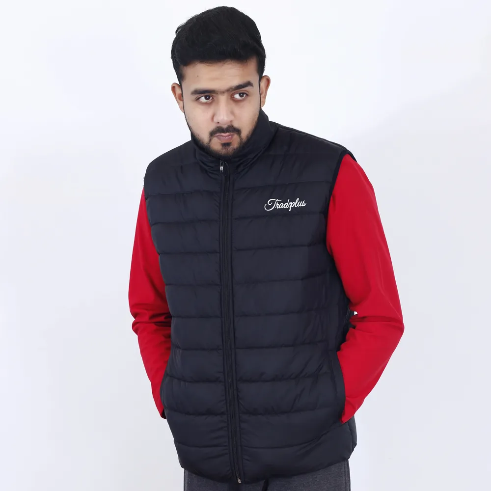 Großhandel Custom Wind breaker Padded Quilted Puffer Daunen jacke Winter mode Jacke für Männer plus Größe Herren