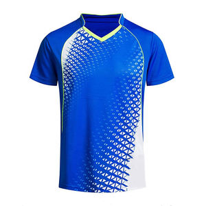 Maillot de Tennis pour adultes avec impression par Sublimation, vêtements courts pour hommes, uniforme 100% en Polyester, séchage rapide, nouvelle collection - Product Image 3