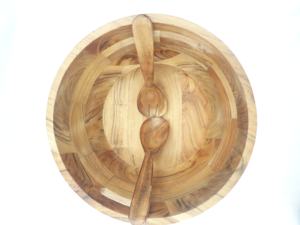 Bol de madera y cuchara de Mango ecológico, cuencos de madera hechos a mano de alta calidad para servir, de alta calidad, para Hotel y restaurante - Product Image 5