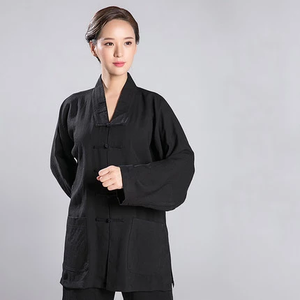 Wholesale Custom Made high quality kung fu uniform/New Wing Chun Uniform for Men/OEM traditional shaolin kung fu tai chi uniform - Product Image 5