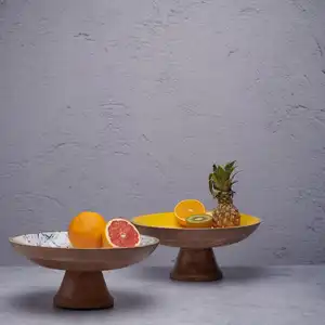 De Madera de la mejor calidad de mango de madera tazón de fruta