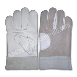 ถุงมือทํางานหนังมืออาชีพที่ดีที่สุด ถุงมือหนังความปลอดภัยหนังวัวจากปากีสถาน ถุงมือทํางานหนัก Arbeitshandschuhe - Product Image 1