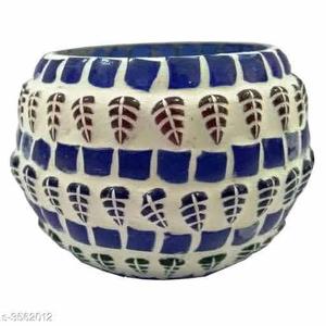 Portavelas votivo de mosaico redondo de lujo de plata para el hogar, Hotel, restaurante, boda, fiestas de Navidad, decoraciones - Product Image 4