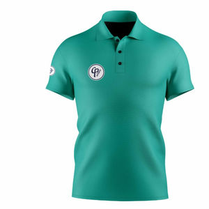 Venta al por mayor de alta calidad unisex para camisetas de polo logotipo personalizado Diseño impresión digital en poliéster y algodón tejido de punto - Product Image 1