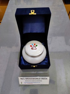 อลูมิเนียมที่สวยงามชีวิตโกศศักดิ์ศรีมือวาดโอดิสซีย์เผาศพโกศอุปกรณ์งานศพ BRASSWORLD อินเดีย - Product Image 6