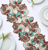 Tapis de Table à fleurs perlées faites à la main de qualité supérieure, nappe de Table pour la cuisine, Table à manger à bas prix