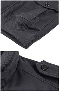 Chaqueta Deportiva de Invierno para Hombre, 100% Algodón, Color Sólido, Estilo Vintage, Informal, de Alta Calidad, Cuatro Bolsillos, Servicio OEM - Product Image 3