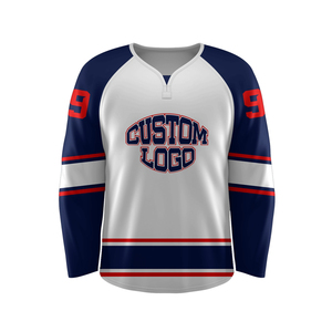 Sports Wear Sublimation Jersey / Sports Track Jersey / Top Quality Breathable Comfortable Sublimation Hockey Jersey - Product Image 3