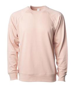 Sudadera de Manga Larga de Felpa Francesa para Hombre, Azul Claro, Cuello Redondo, Talla Grande, sin Capucha - Product Image 6