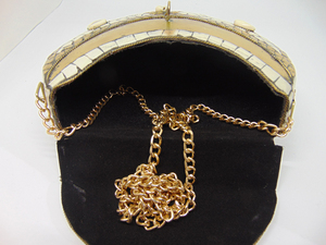 Handmade White Mosaic Clutch Bags & Handbags for Women - Product Image 6