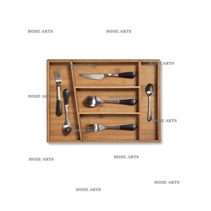 Porta Cubiertos de Madera con 6 Compartimentos, Porta Cubiertos de Calidad Superior a Precios Bajos - Product Image 6