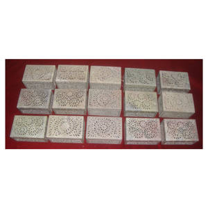 Good Hand Carved Jewelry Box Made By Natural Soapstone - Product Image 1