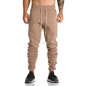 Pantalones de chándal casuales para correr con cordón de algodón Pantalones antiarrugas de talla grande - Product Image 1