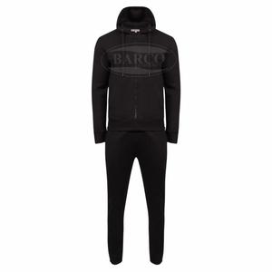 Survêtements pour hommes à capuche de haute qualité, imprimés sur mesure, grandes tailles, avec logo personnalisé et étiquette au col, en tissu molletonné en coton - Product Image 2