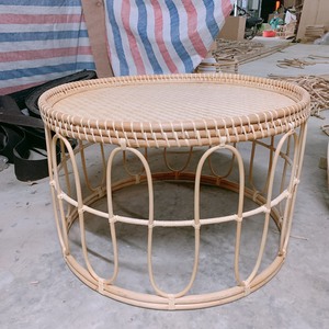 Mesa de centro de ratán hecha a mano de alta calidad, superventas, muebles de sala de estar modernos de Vietnam, 50cm - Product Image 4