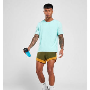 T-shirt manches courtes homme, séchage rapide, taille Unique, Logo personnalisé, meilleure qualité, pour adulte - Product Image 3