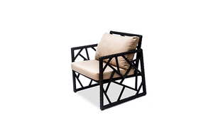 Modern Outdoor Synthetic PE Rattan <b>Armchair</b> Cushion Patio Garden Wicker Chair Wholesale - Product Image 2