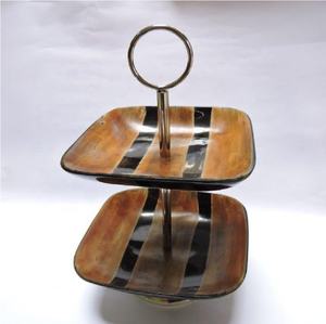 Soporte de pastel de dos niveles para boda, aniversario, fiesta, mesa, herramienta de pastel, oferta, respetuoso con el medio ambiente, el mejor precio - Product Image 2