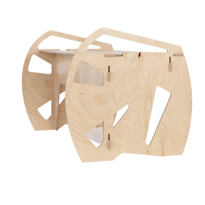 OEM ODM tavolo in legno personalizzabile ad incastro moderna scrivania in legno non convenzionale per l'home Office - Product Image 3