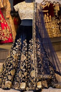 STYLISH--NEW--BEAUTIFUL--BRIDAL--LEHENGA กับ KOTI-แต่งตัวด้วย --- ประดับด้วยลูกปัดแก้วคริสตัลงานหินสำหรับงานแต่งงาน = 2021 - Product Image 2