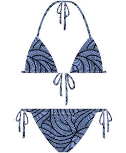 Maillots de bain deux pièces camouflage ajustables pour femmes Maillots de bain à impression sublimée bon marché Bikinis et ensembles de vêtements de plage - Product Image 4