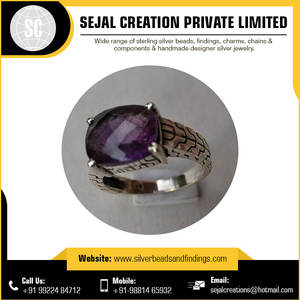 ส่วนประกอบการค้นพบของแหวนเงินสเตอร์ลิง4มม. แบบไร้รอยต่อของ925 - Product Image 3