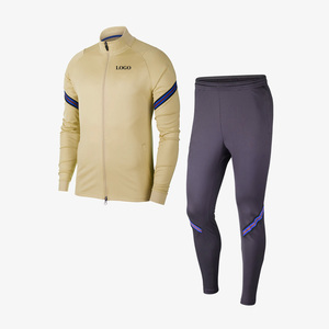 High Quality Men's <b>Jogging</b> Suits Long Sleeves Zipper Tracksuit With Custom Logo - Product Image 4