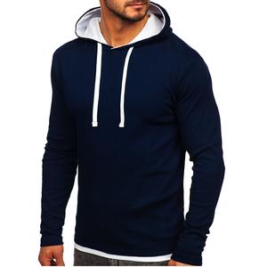 เสื้อสวมหัวมีฮู้ดฮิปฮอปแขนยาวของผู้ชายเสื้อสเวตเตอร์แฟชั่นพิมพ์ลายเสื้อขนแกะผ้าฝ้ายย้อมสีล้วนสำหรับฤดูหนาวกำหนดเองได้100% - Product Image 2