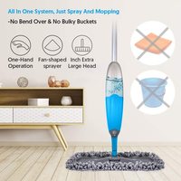 Balai serpillière à Spray magique pour nettoyage de sol, rotation à 360 degrés, serpillière en bois dur et stratifié