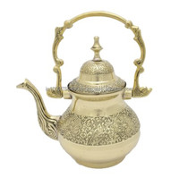 Théière et cafetière en laiton ustensiles de cuisine turcs arabes pour ensembles de café et de thé