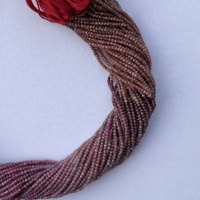 2mm 3mm 4mm Micro pierres précieuses naturelles rouge rose rubis à facettes perles de pierres précieuses brin vente en gros pierre fournisseur tendance maintenant