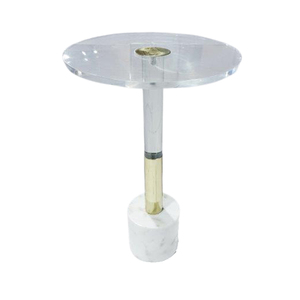 Table basse en bois d'acacia massif, style moderne de haute qualité, couleur marron et blanche, Table basse pour salon, offre spéciale - Product Image 6