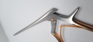 คู่มือเครื่องมือผ่าตัดประสาทวิทยา Kerrison Rongeur ขนาด 1 มม./2 มม./3 มม. แบบเจาะ 45 องศา - Product Image 3