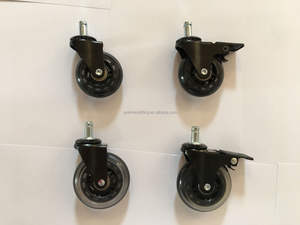 Silicone Cadeira Roda Cadeira De Escritório Rodízio Rodas Substituição Universal Cadeira De Escritório 3 "Rodízios Rodas Cadeira De Rodas - Product Image 2