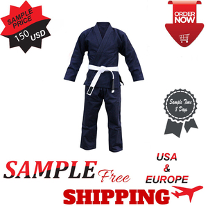 Kz — kimono brésilien Jiu Jitsu gus, pantalon sur mesure, 100% coton, bleu marine, haute qualité, vente en gros - Product Image 6