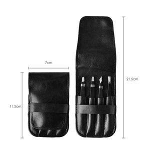 Ensemble de pincettes à sourcils en acier inoxydable, pour sourcils, noires, offre spéciale, OEM, 2020 - Product Image 6